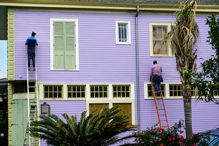Photo exterior house cleaning